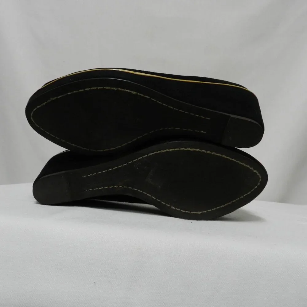 Pilcro & The Letterpress Anthropologie Suede platform wedge heels Size Sz 7